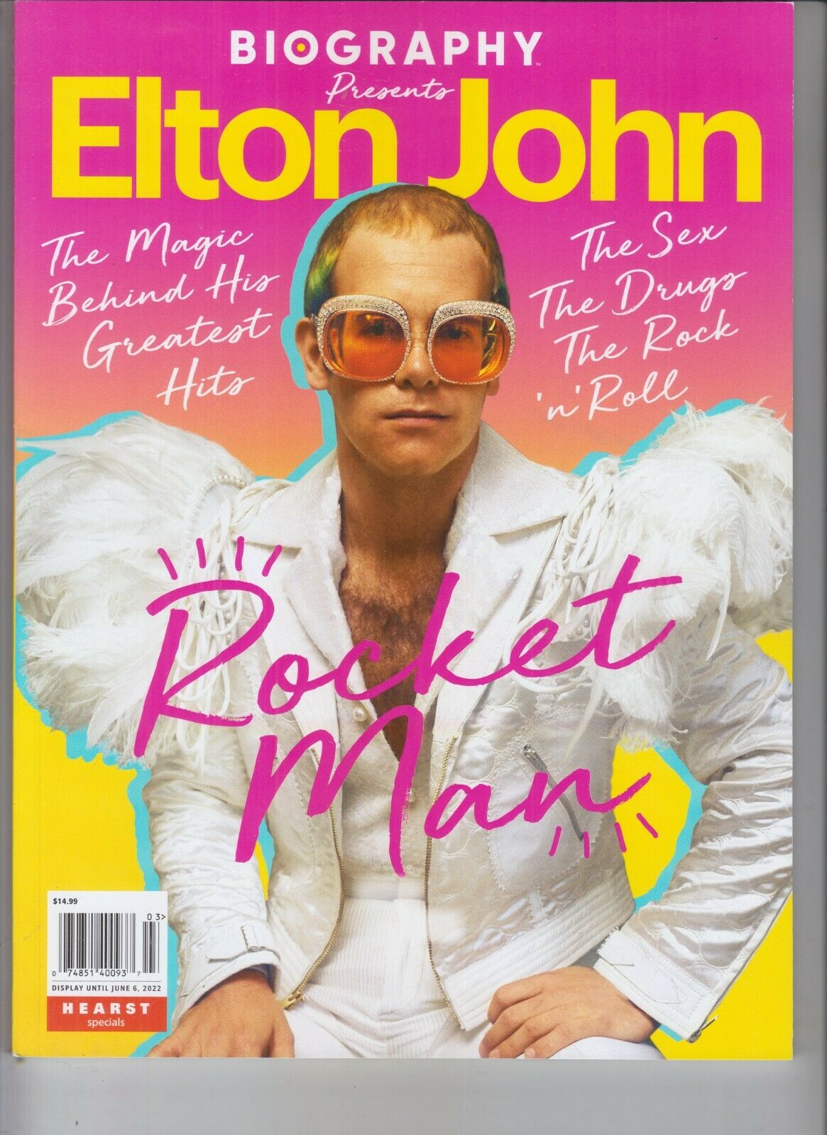 Elton John Rocket Man Hearst Biography Magazine 2022 Magic Behind Grea Yourcelebritymagazines 7015