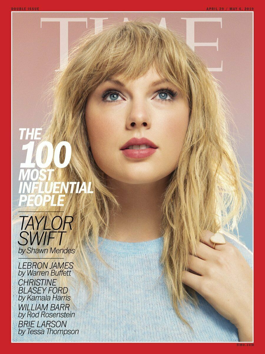 European Time Magazine April 29 2019 Taylor Swift 100 Most Influential People