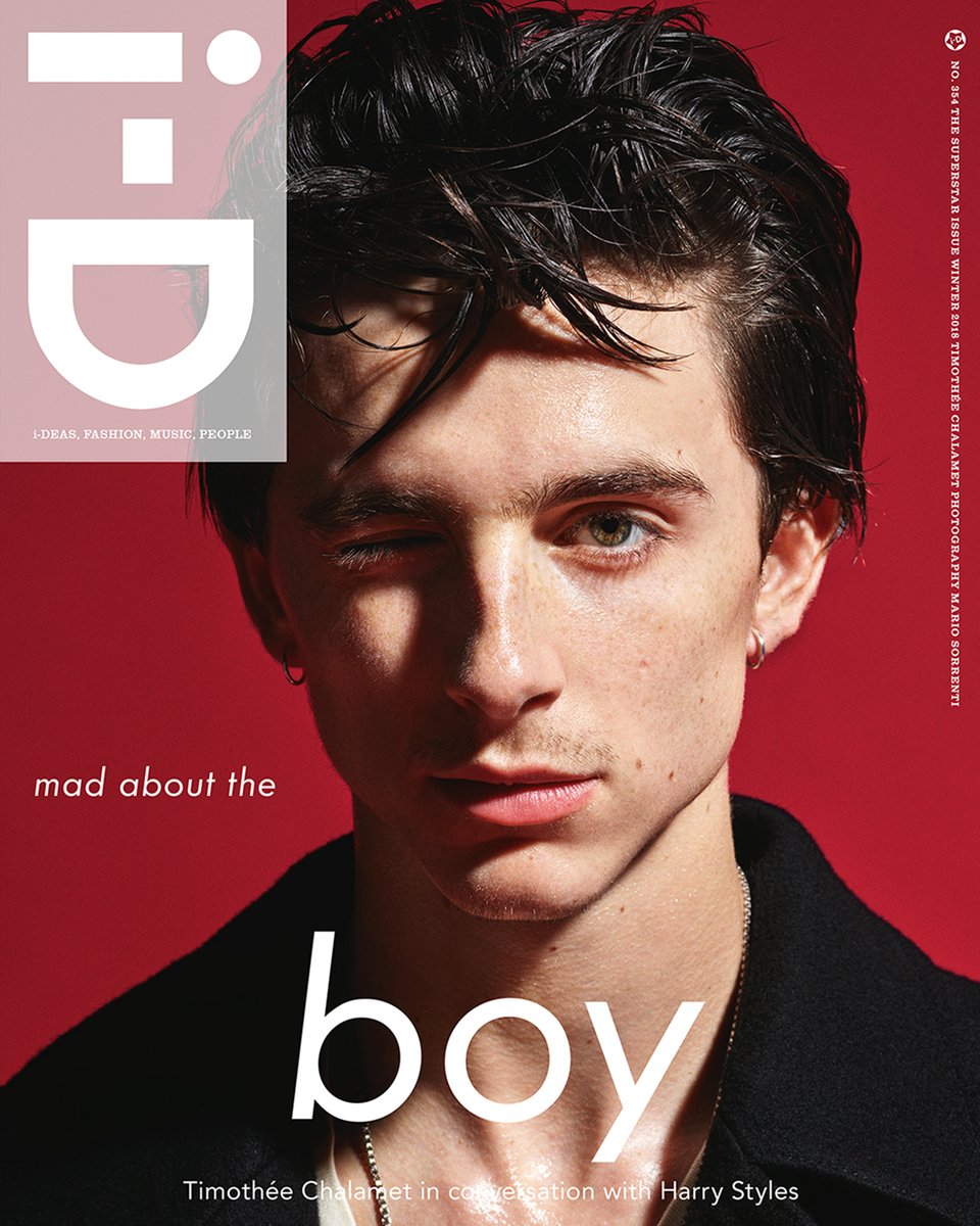 i-D Magazine Winter 2018: Timothée Chalamet - YourCelebrityMagazines