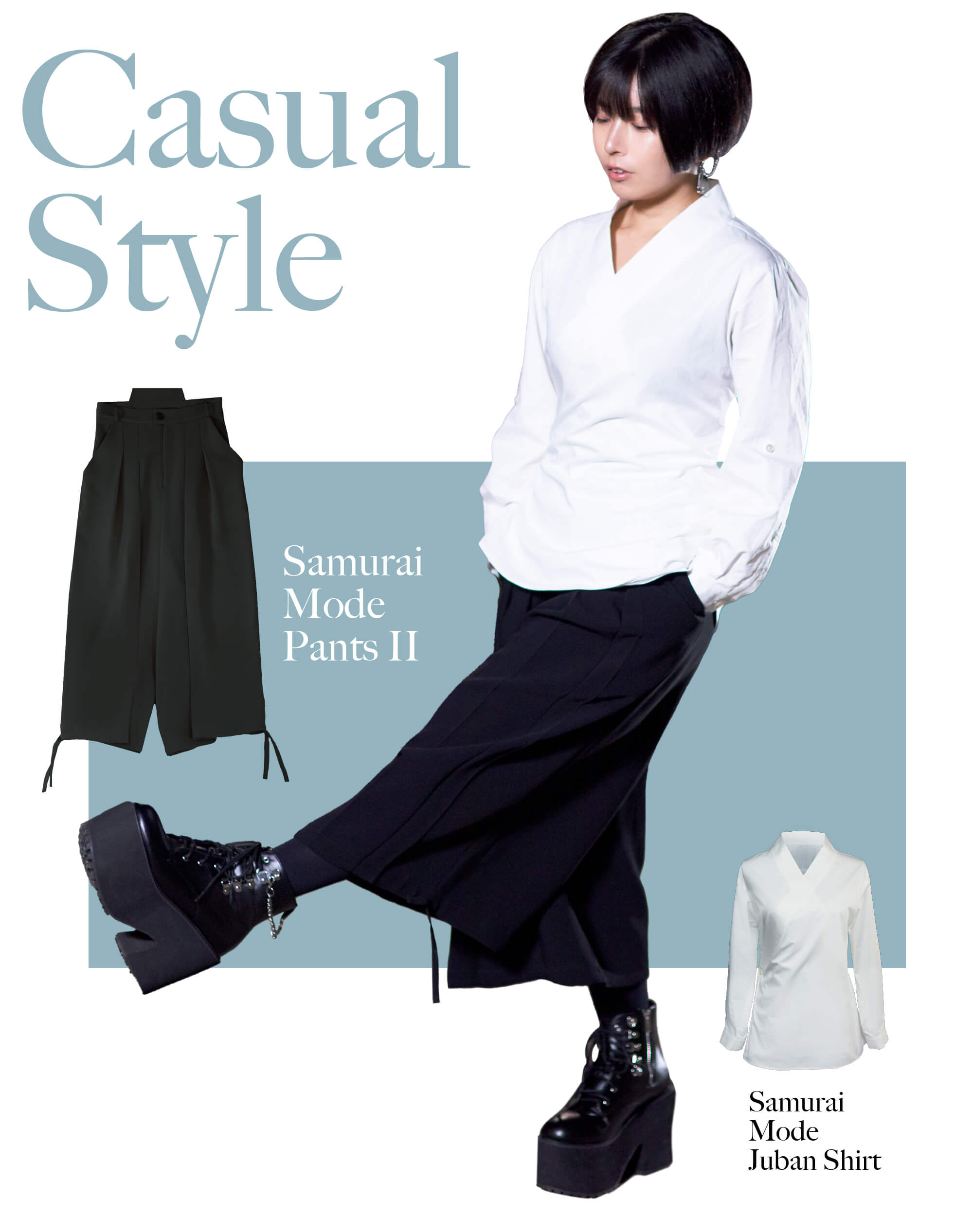 Samurai Mode Pants Casual Style