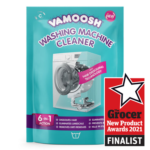 The Grocer New Product Awards 2021 Vamoosh Washing Machine Cleaner