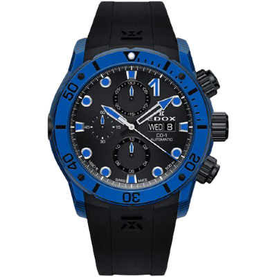 Edox Chronoffshore-1 Carbon Chronograph Automatic 01125 CLNBUN