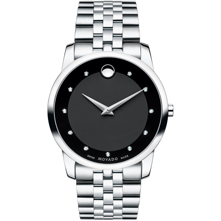 movado museum diamond bezel