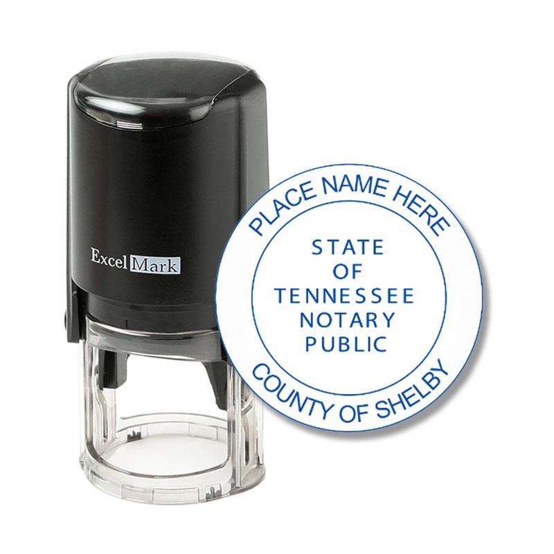 Tennessee Notary Stamp Round Self Inking 1575