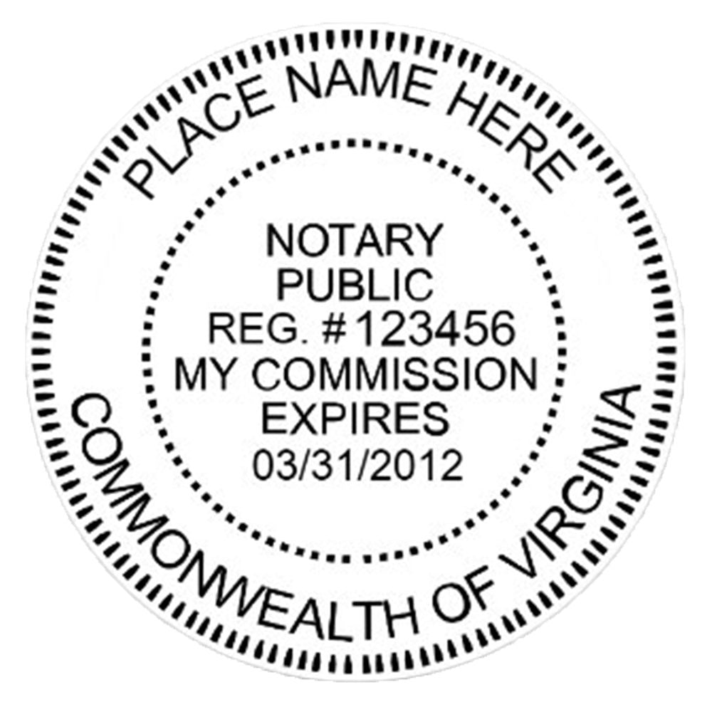 Virginia Notary Stamps And Supplies Tagged Notary Embosser 3166