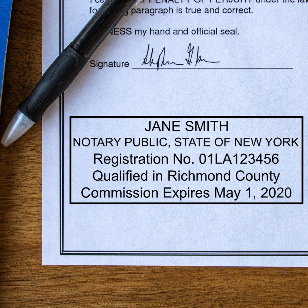 SelfInking New York Notary Stamp