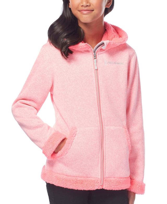 girls fleece jacket with hood