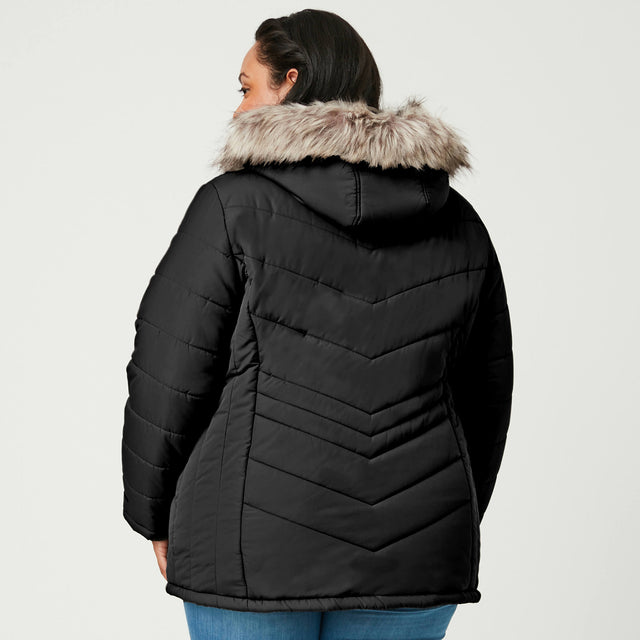 plus size parka jacket