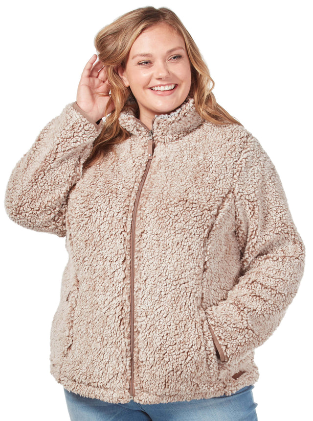 womens 3x fleece jacket