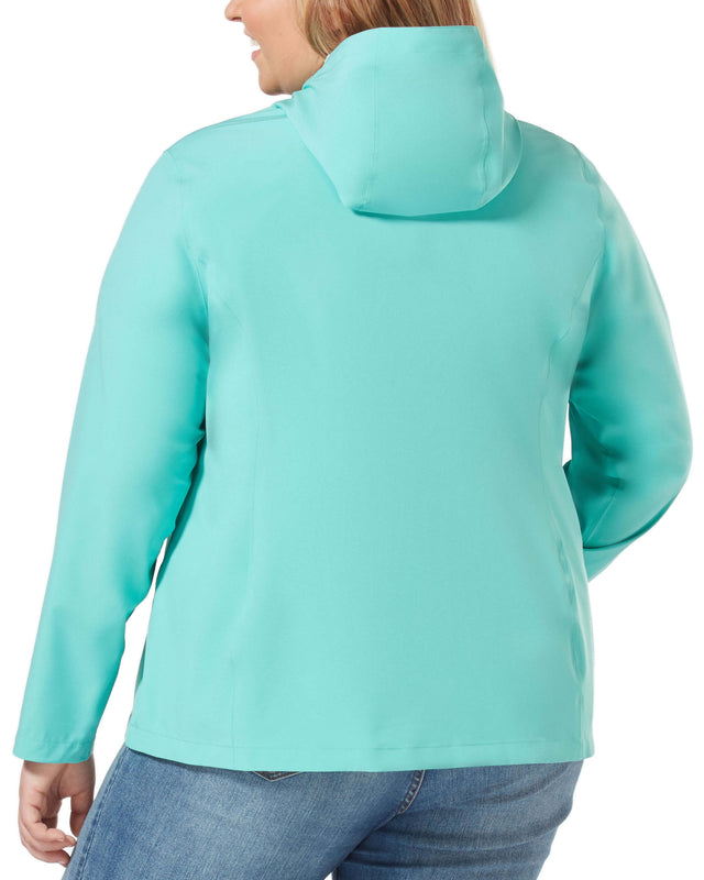 packable rain jacket womens plus size