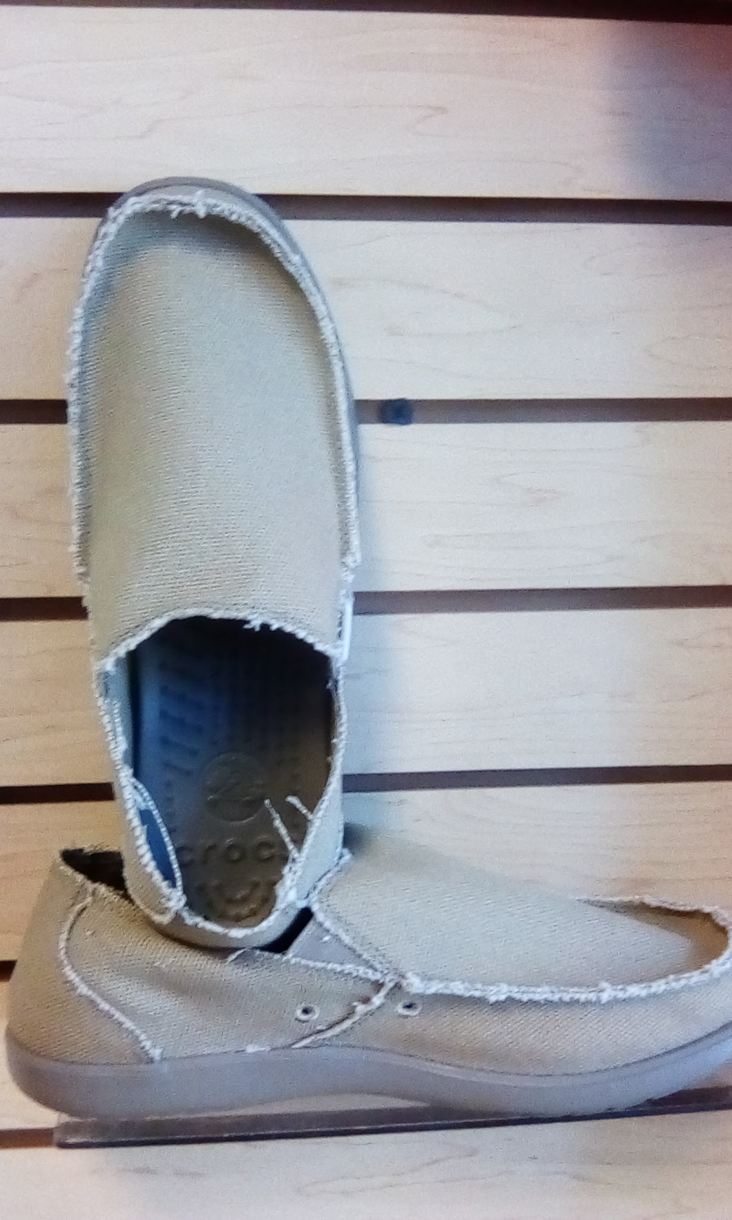 mens crocs canvas loafers