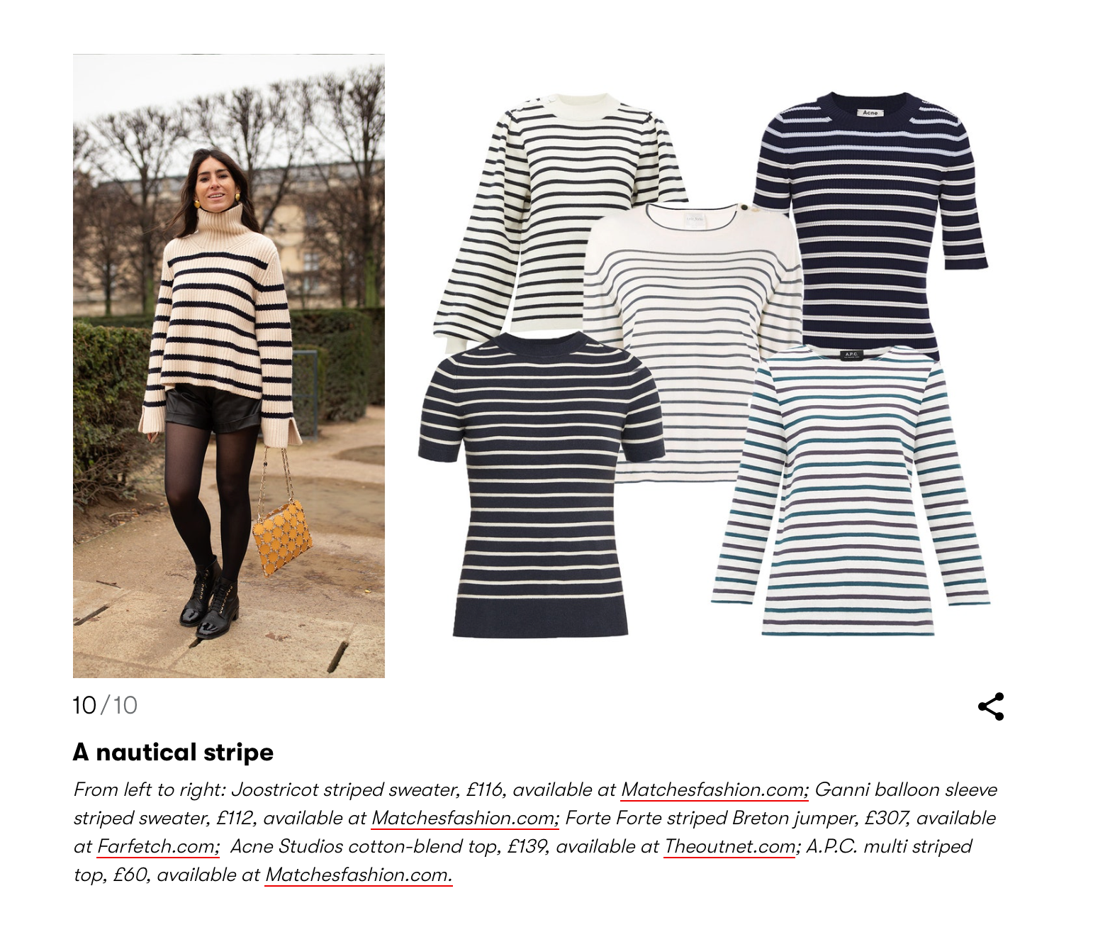 JoosTricot Nautical Stripe Sweater