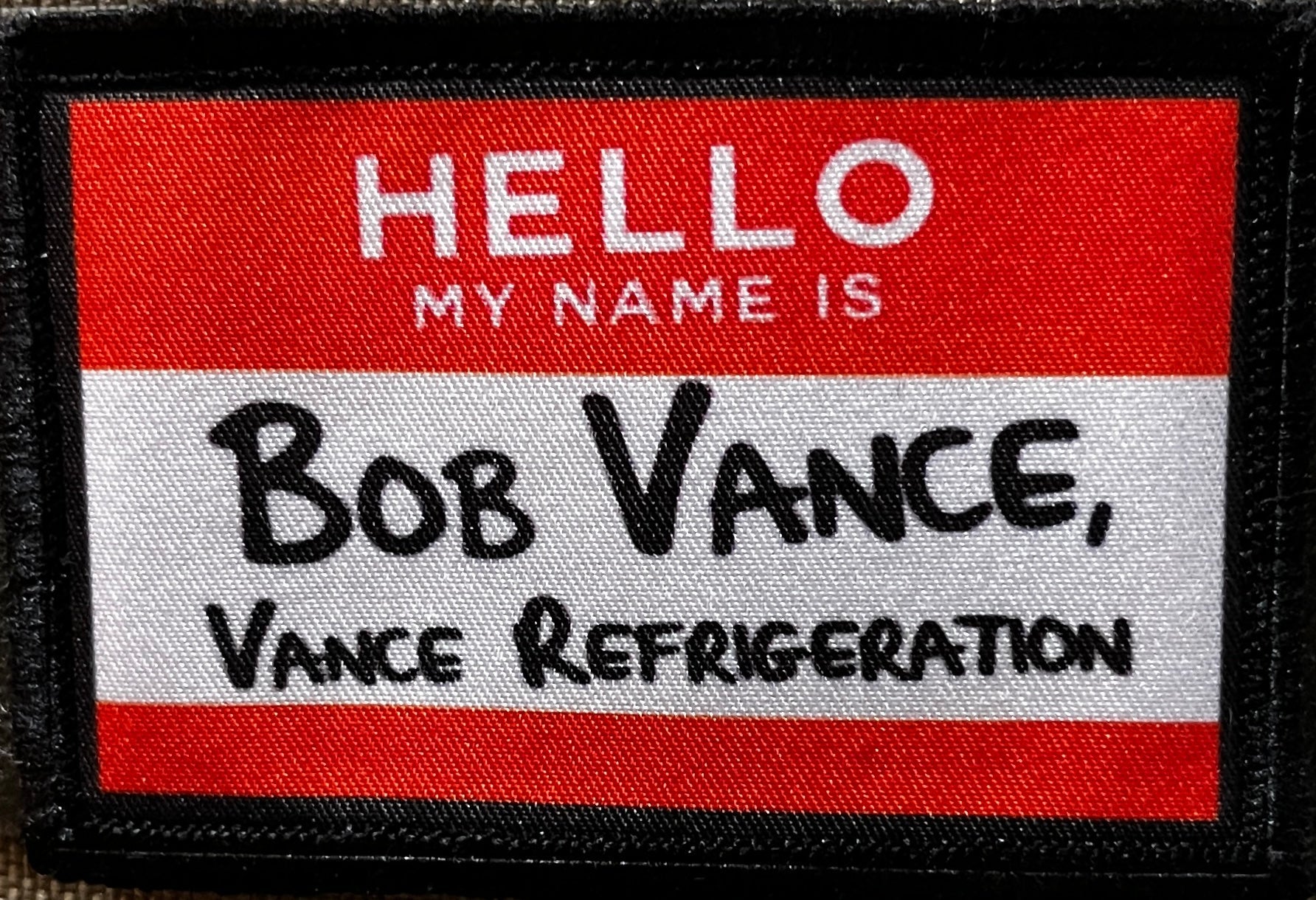 Bob Vance, Vance Refrigeration The Office Morale Patch | Custom Velcro  Morale Patches