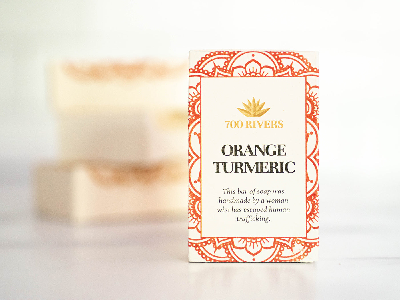Orange Turmeric Eco-friendly Soap by 700 Rivers
