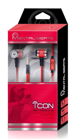 Mental Beats ICON Earbuds - 4 Colours 
