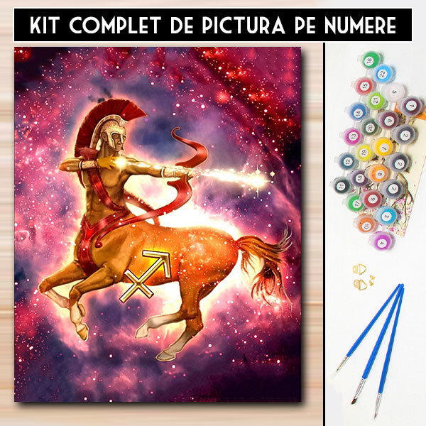 Kit Pictura Pe Numere Zodiac - Sagetator