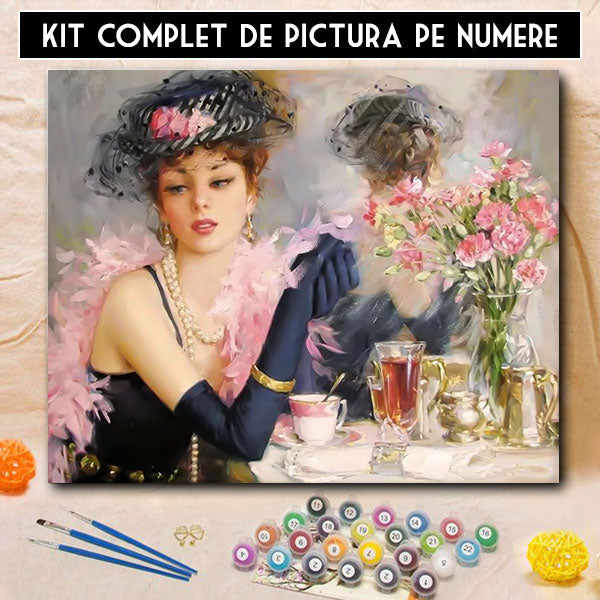 Kit pictura pe numere - Eleganta de Odinioara