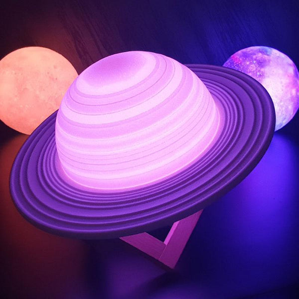  Lampa Saturn 3D