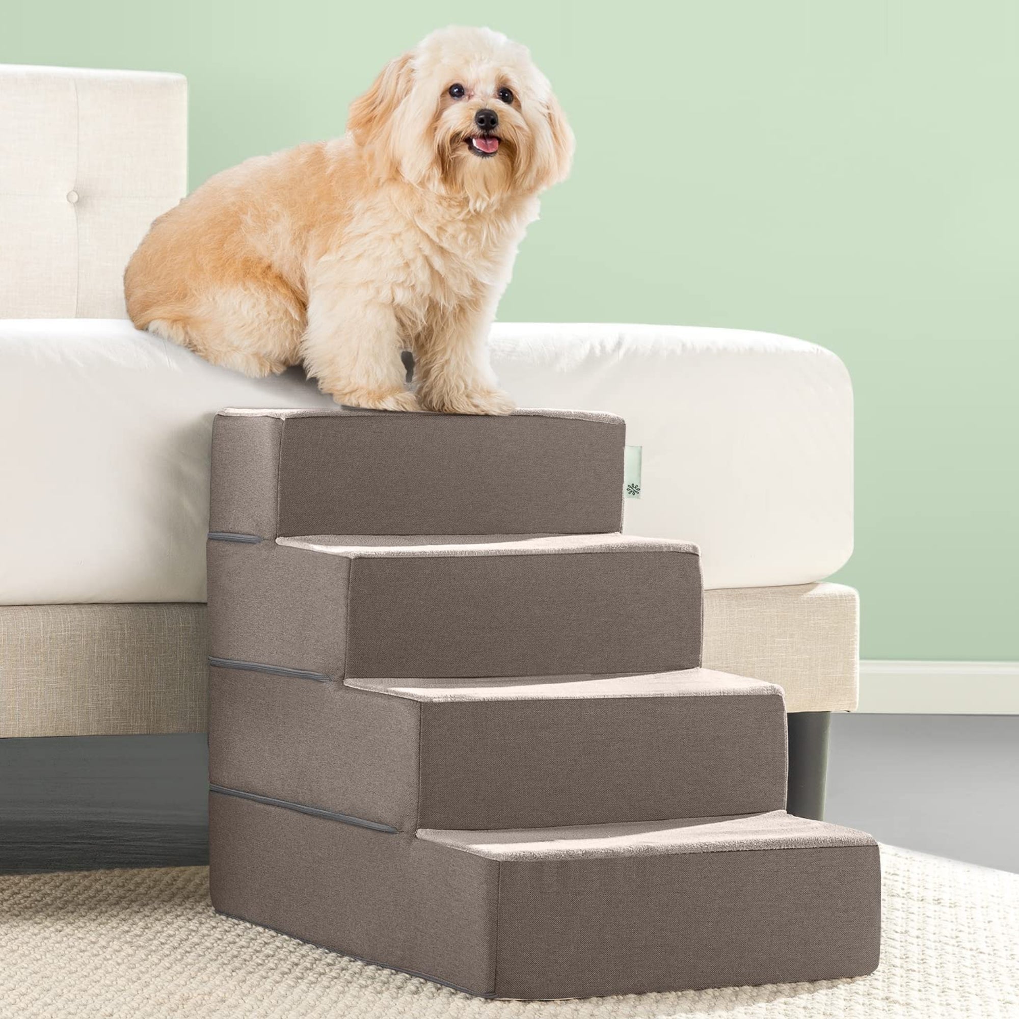 Foam 13”-24” Easy Pet Stairs, Sand 22