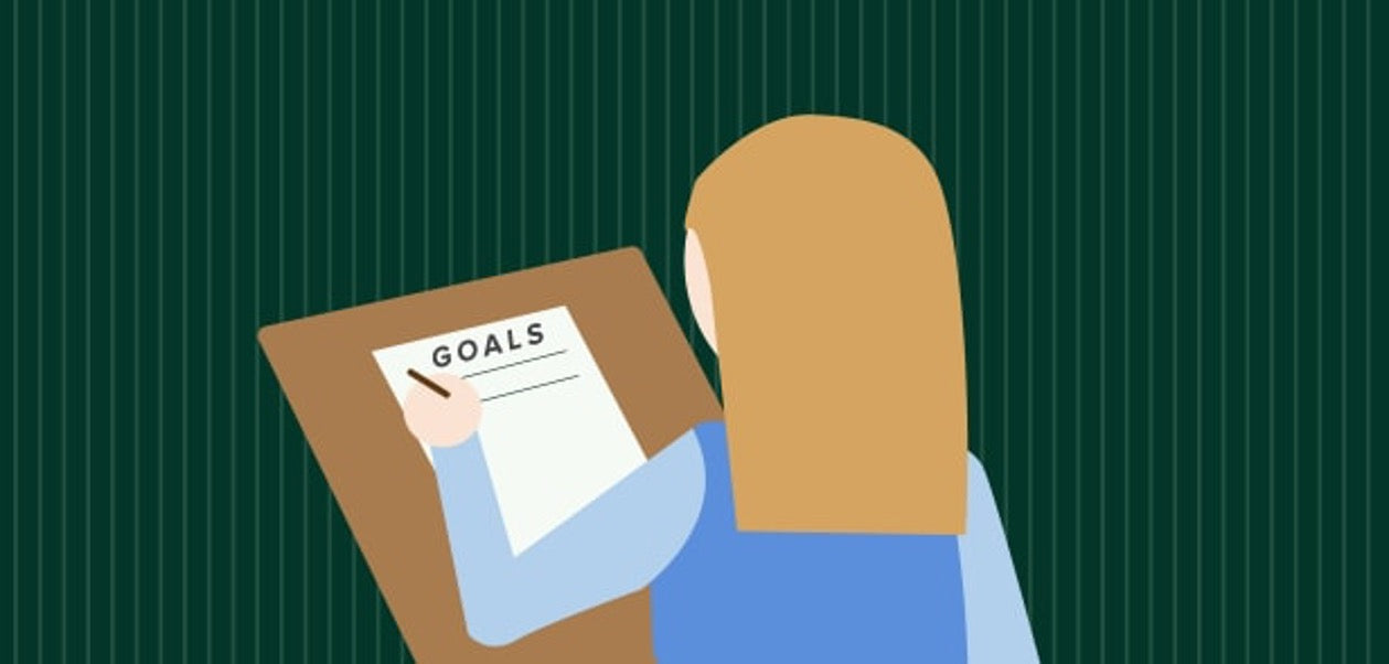 write down daily realistic goals