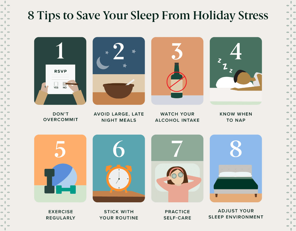 8 tips to save your sleep from holiday stress