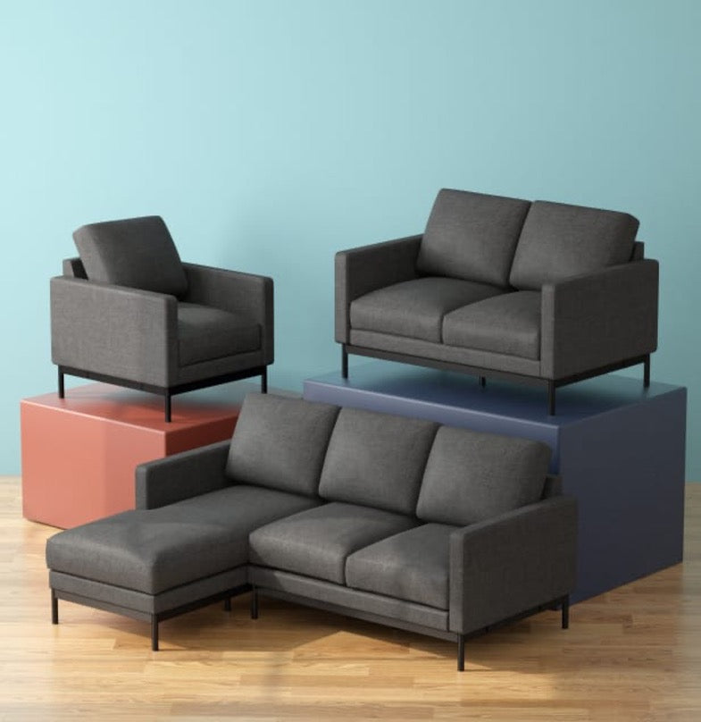 The contemporary Logan Sectional Collection