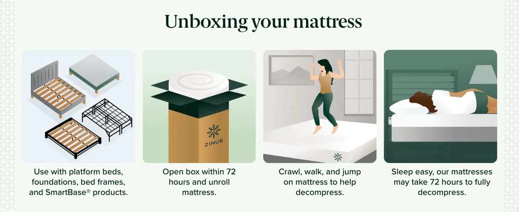 unboxing your mattress