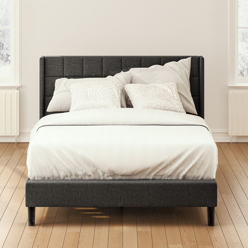 Dori Upholstered Platform Bed Frame , Zinus Full