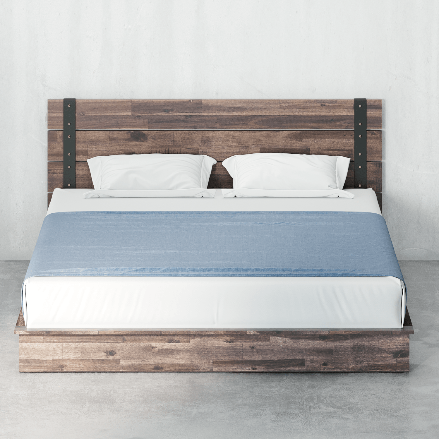 Brock Metal and Wood Platform Bed Frame – Zinus