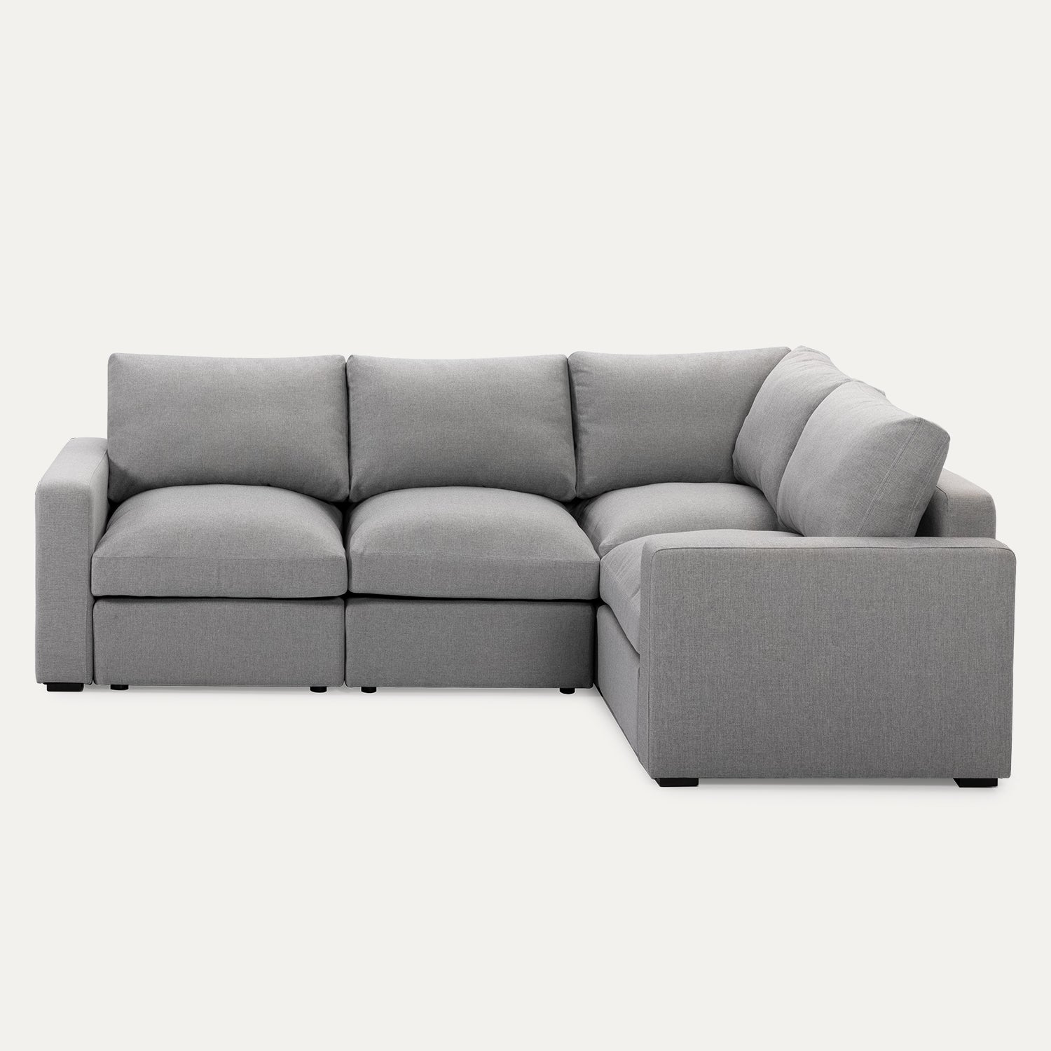 Jamison Reversible Corner Sectional Sofa Dark Grey