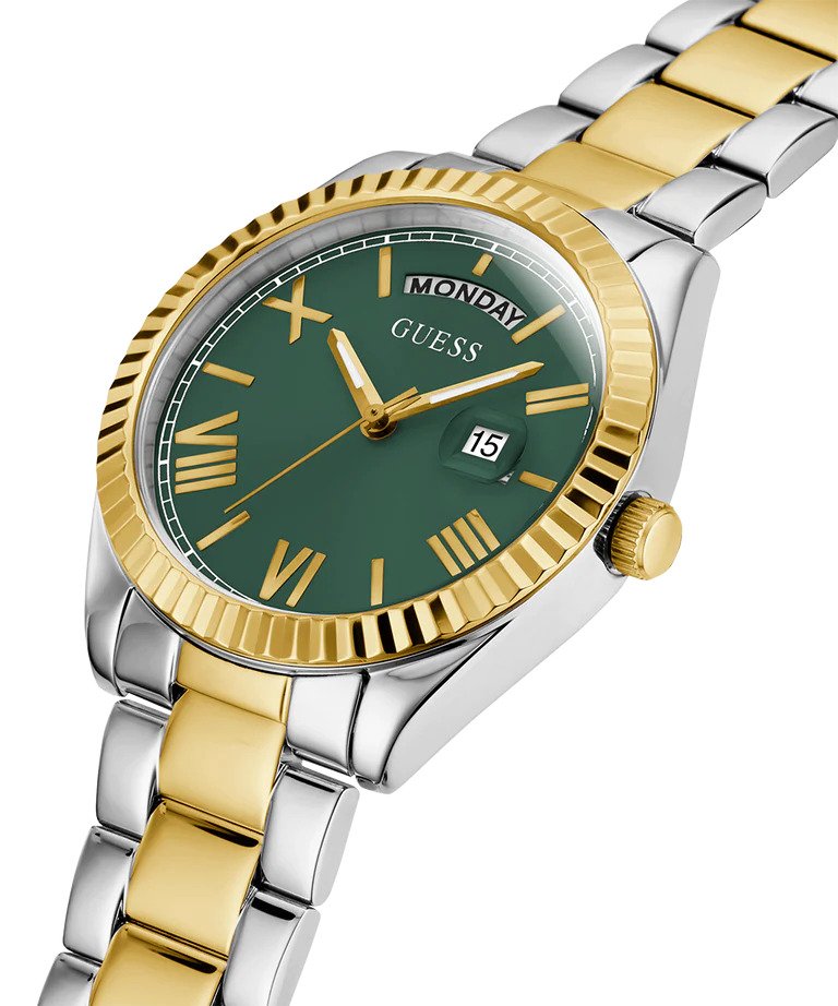 Guess green store watch