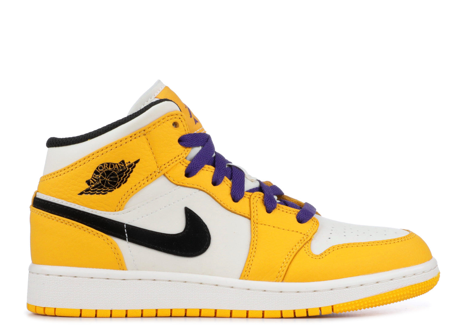 Air Jordan 1 Mid GS \u0026quot;LAKERS\u0026quot 