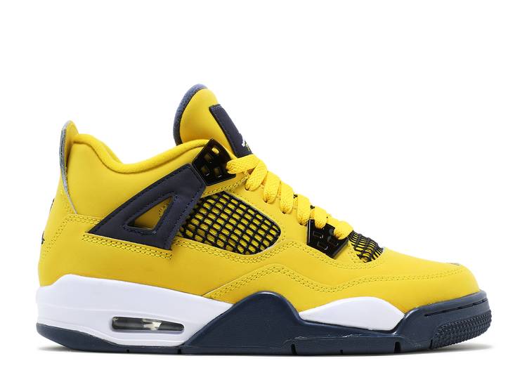 jordan 4 yellow lighting