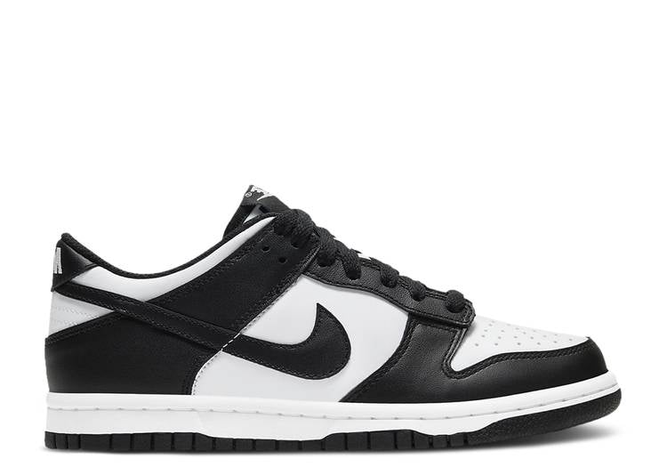 mens black and white dunks