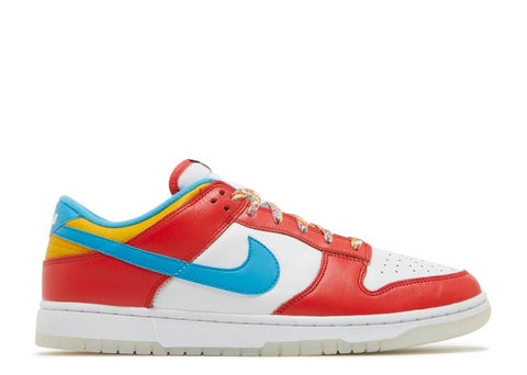 NIKE X LEBRON JAMES DUNK LOW QS "FRUITY PEBBLES" DH8009 600