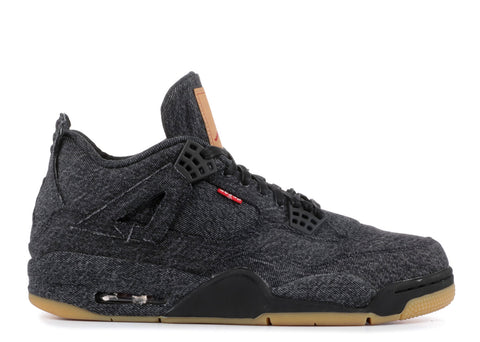 Air Jordan Marquette 4 Retro Levi's Denim " BLACK" AO2571 001 .