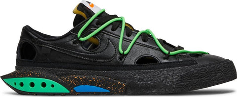 Nike Blazer Low X Off-brands "Black Electro Green" DH7863-001