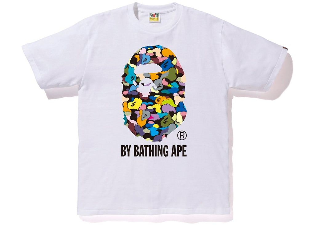 bape t shirt multicolor