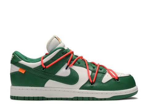 Off-White x women nike Dunk Low "Pine Green"  CT0856 100