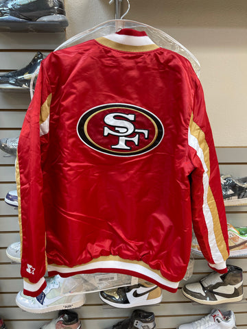 NFL Men's Starter "The Ace" Varsity Satin Jacket "49ERS"