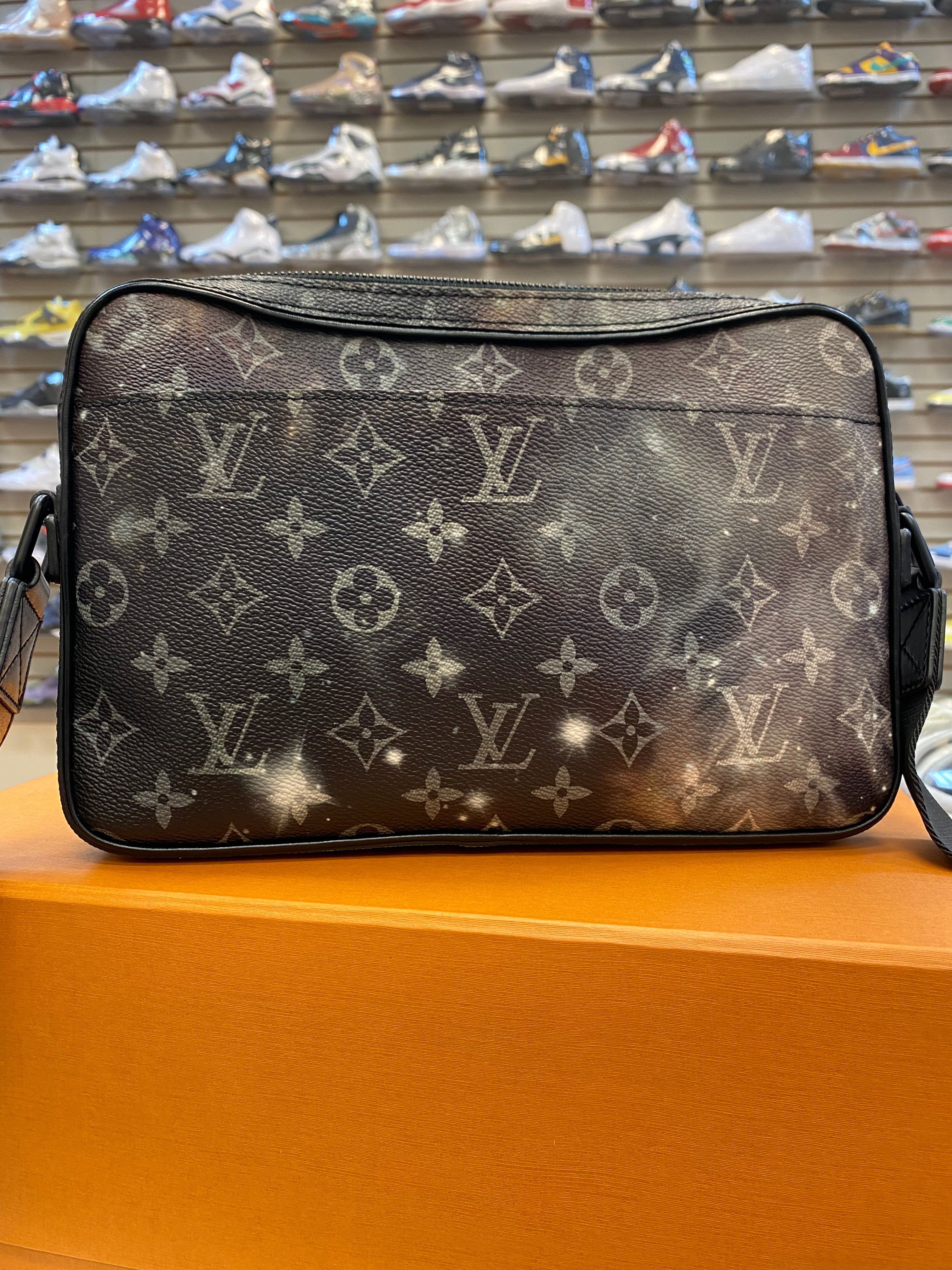 Black Louis Vuitton Monogram Galaxy Alpha Messenger Crossbody Bag