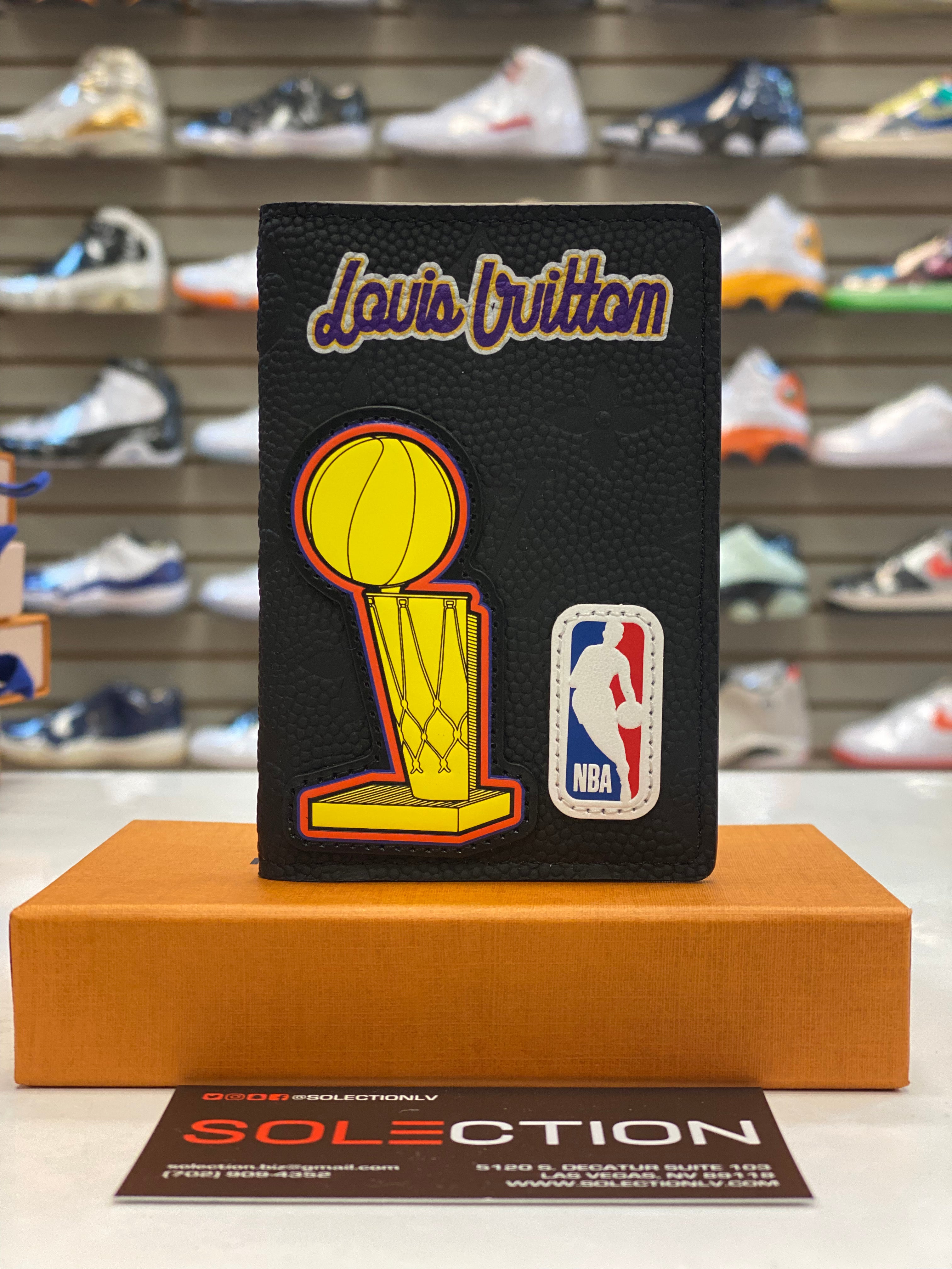 LOUIS VUITTON X NBA HERO JACKET LEATHER ORGANIZER "BLACK"