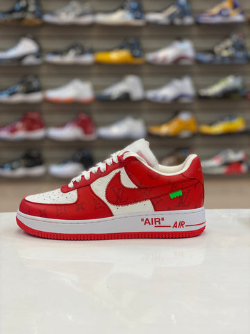 Nike Air Force low X Louis Vuitton X Off-White “Red White"