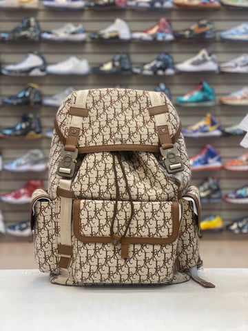 TRAVIS SCOTT X DIOR BACKPACK "CREAM BROWN"