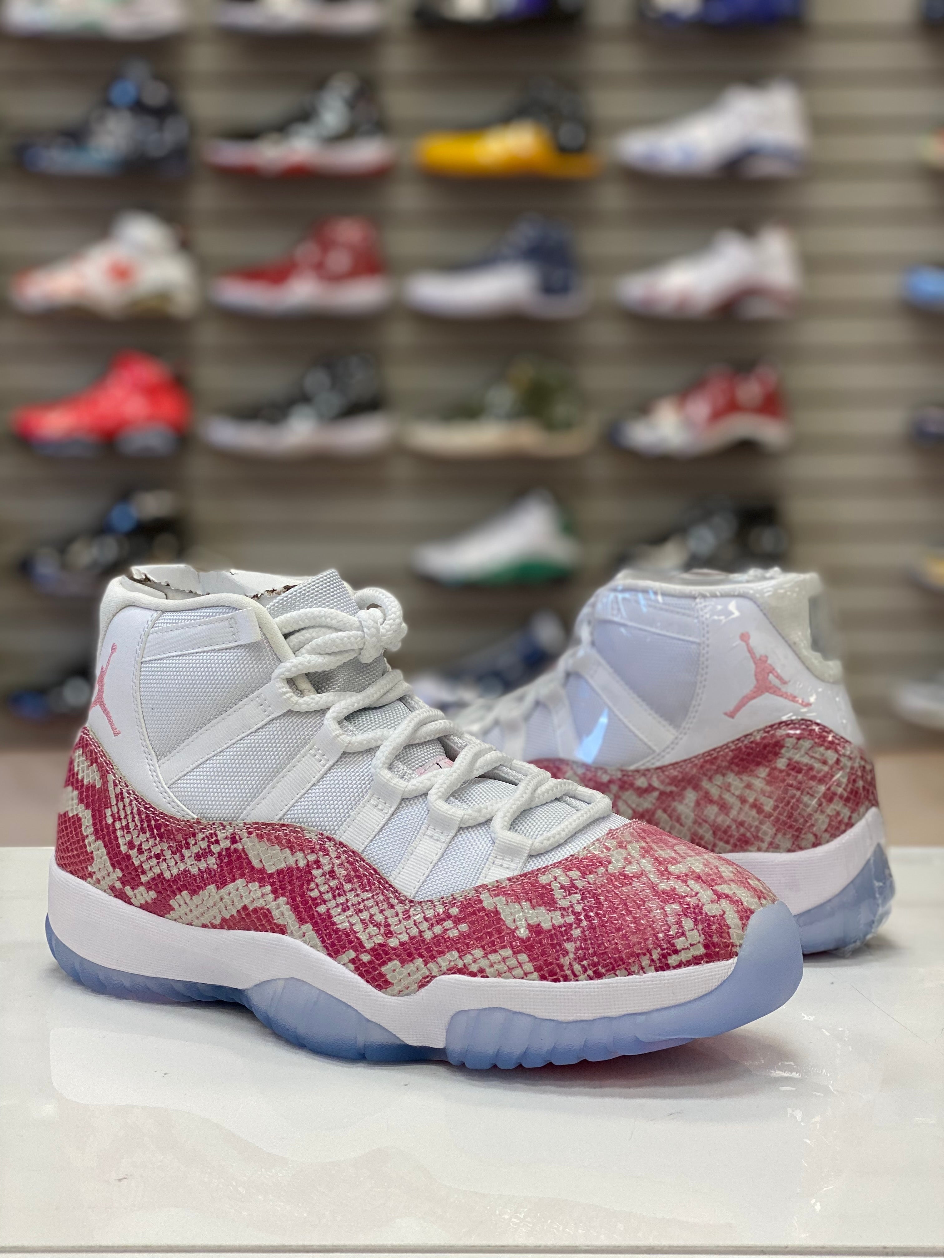 jordan 11 ovo pink snakeskin