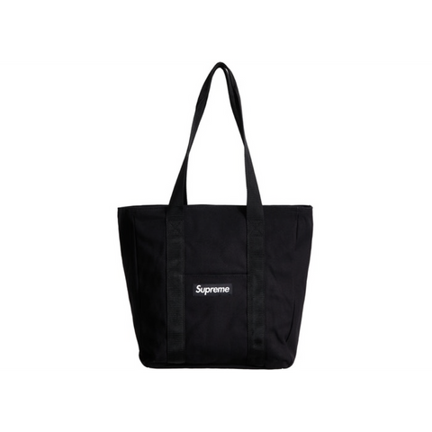 Supreme Tote Bag "BLACK CANVAS" SS21