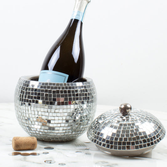 Set of 4 Disco Ball Martini Glasses