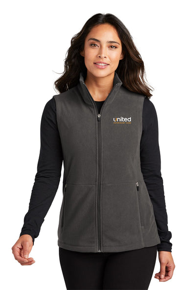 Ladies Microfleece Vest – Cole's Printing