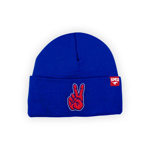 Smu Mustangs Pony Up Hand Sign Beanie Root Sportswear