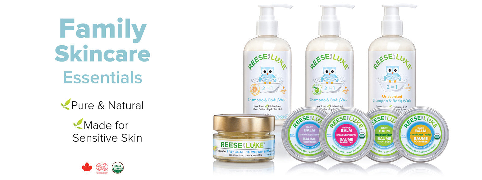 Reese And Luke Family Skincare Essentials